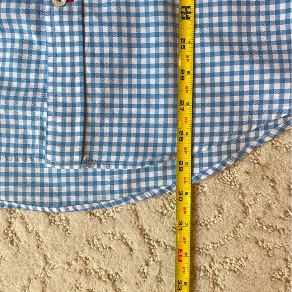 Men’s Tommy Hilfiger blue white button down shirt. - Picture 8 of 9